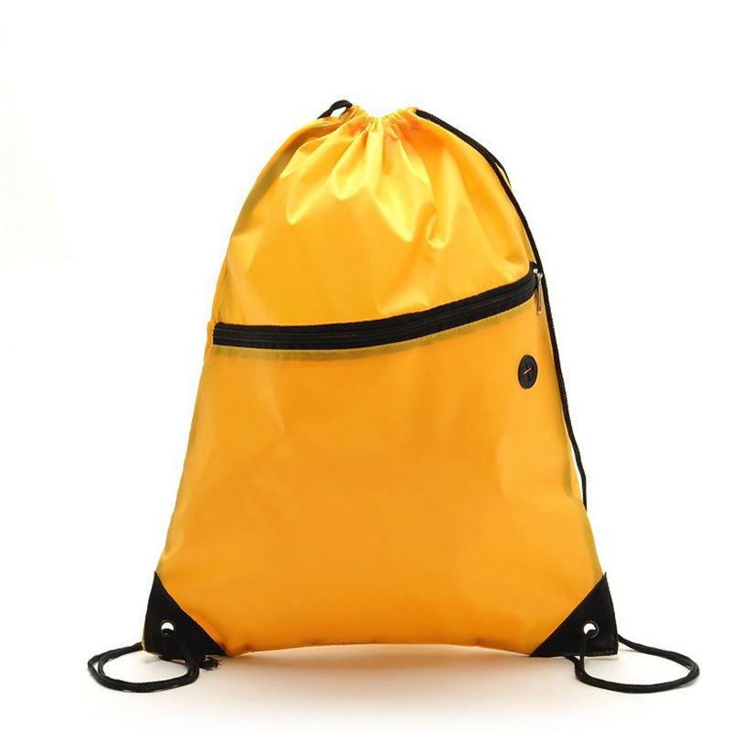 Custom waterproof outdoor sports drawstring bag