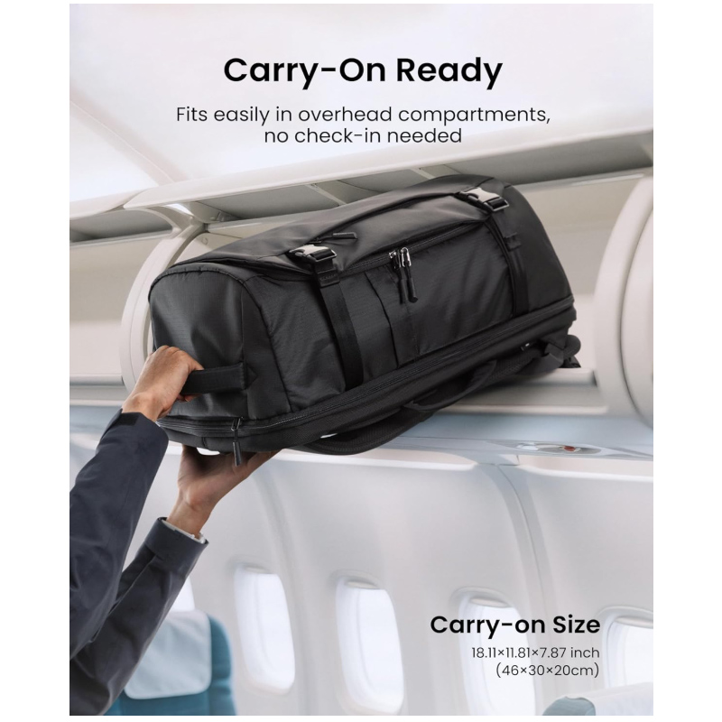 multi-compartment laptop carry-on backpack