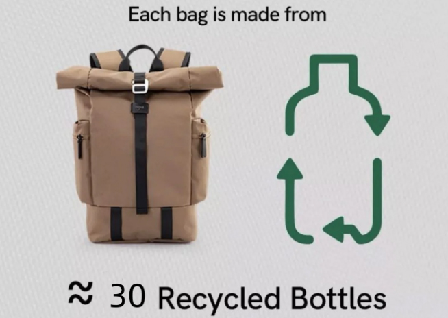 RPET laptop backpack