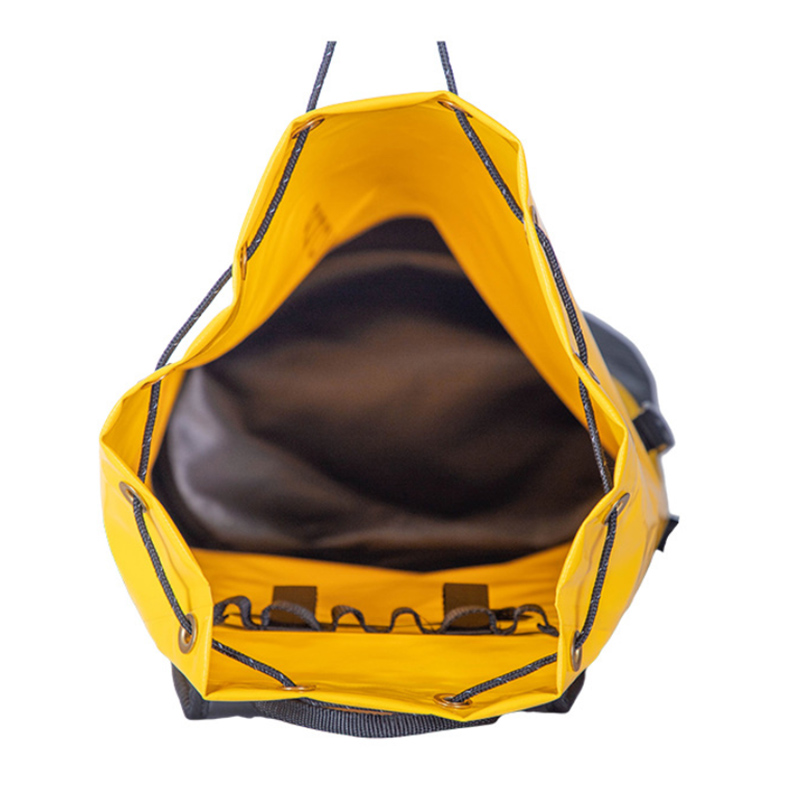 Dry backpack with adjustable shoulder straps