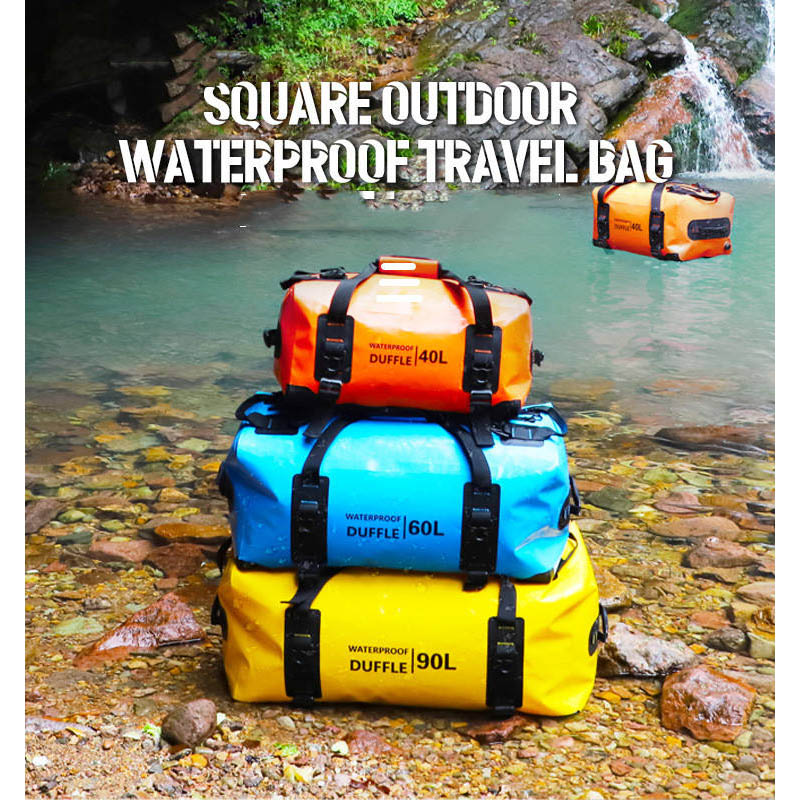 Outdoor waterproof duffel bag Waterproof PVC travel duffel backpack